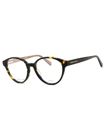 Tommy Hilfiger Stylish Round Eyeglasses For Women - Th 2007 In Black