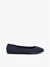 Tommy Hilfiger Suede Ballerina Flat In Space Blue