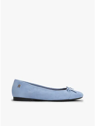 Tommy Hilfiger Suede Ballet Flat
