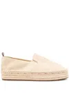 Tommy Hilfiger Suede Flatform Espadrilles In Acr/harvest Wheat