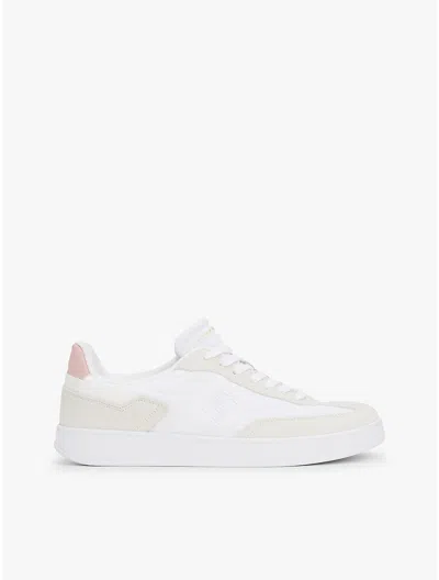 Tommy Hilfiger Suede Heritage Sneaker In White