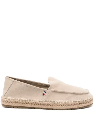 Tommy Hilfiger Suede Loafers In Neutrals