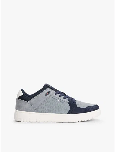 Tommy Hilfiger Suede Low In Gray