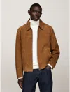 Tommy Hilfiger Men's Classic Front-zip Filled Micro-twill Jacket In Highland Khaki