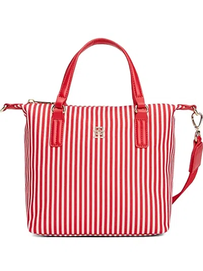 Tommy Hilfiger Summer Poppy Striped Tote Bag