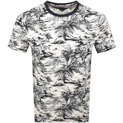 Tommy Hilfiger Summer Slub T Shirt Off White