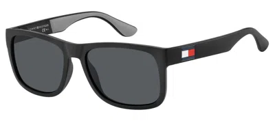 Tommy Hilfiger Nautical Flag Sunglasses In Black