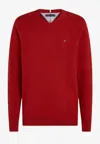 Tommy Hilfiger Sweater 1985 Crew Neck Sweater In Bordeaux