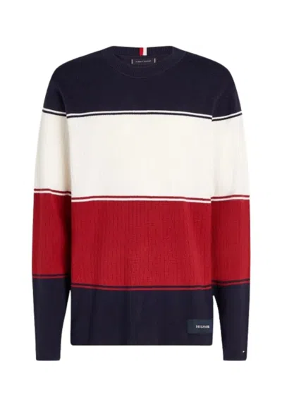 TOMMY HILFIGER TOMMY HILFIGER SWEATER MILANO COLOURBLOCK CREW NECK
