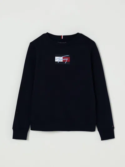 Tommy Hilfiger Sweater  Kids Color Blue In Black