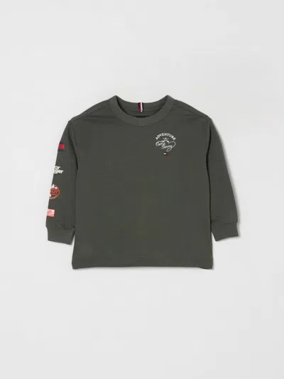 Tommy Hilfiger Sweater  Kids Color Green In Black
