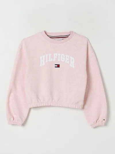 Tommy Hilfiger Kids' Felpa A Girocollo Con Logo