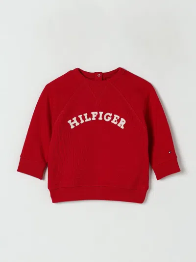 Tommy Hilfiger Kids' Felpa A Girocollo Con Logo