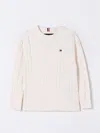 Tommy Hilfiger Kids' Jacquard All Over Sweater In White