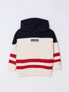 Tommy Hilfiger Hooded Sweater In Yellow Cream