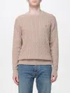 Tommy Hilfiger Boys 8-20 Crewneck Cable Knit Sweater In Nude