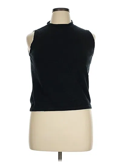 Pre-owned Tommy Hilfiger Sweater Vest In Black