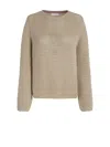 Tommy Hilfiger Pointelle Crochet Jumper In Brown