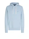 Tommy Hilfiger Flag Terry Hoodie In Blue