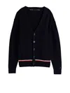 Tommy Hilfiger Cotton Cardigan In Black