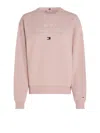 Tommy Hilfiger Logo-embroidered Sweatshirt In Pink