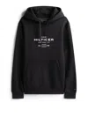 Tommy Hilfiger Logo Hoodie In Black