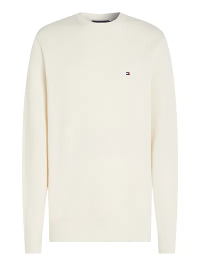 TOMMY HILFIGER TOMMY HILFIGER SWEATERS WHITE