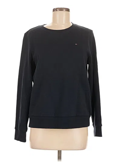 Pre-owned Tommy Hilfiger Sweatshirt In Black