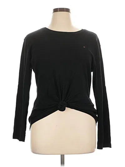 Pre-owned Tommy Hilfiger Sweatshirt In Black