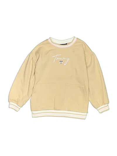 Pre-owned Tommy Hilfiger Kids' Sweatshirt In Brown