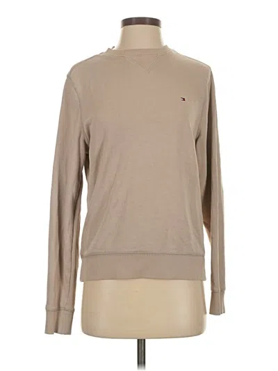 Pre-owned Tommy Hilfiger Sweatshirt In Brown