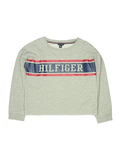 Pre-owned Tommy Hilfiger Kids' Sweatshirt In Gray