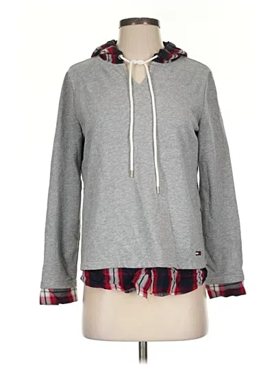 Pre-owned Tommy Hilfiger Sweatshirt In Gray
