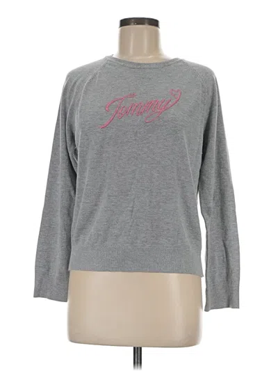 Pre-owned Tommy Hilfiger Sweatshirt In Gray
