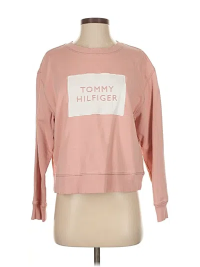 Pre-owned Tommy Hilfiger Sweatshirt In Pink