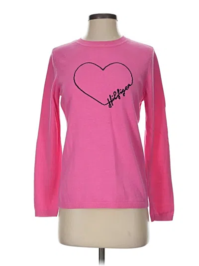 Pre-owned Tommy Hilfiger Sweatshirt In Pink