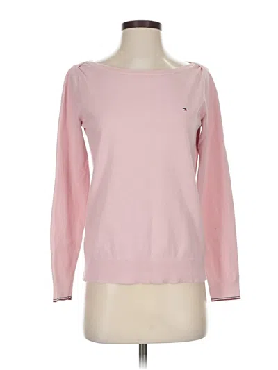 Pre-owned Tommy Hilfiger Sweatshirt In Pink