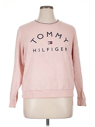 Pre-owned Tommy Hilfiger Sweatshirt In Pink
