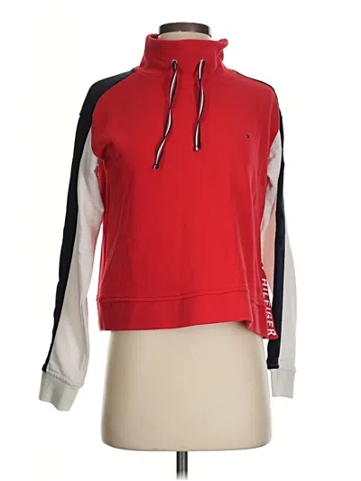 Pre-owned Tommy Hilfiger Sweatshirt In Red