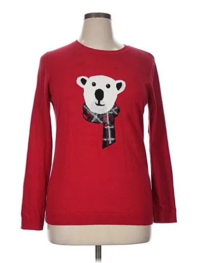 Pre-owned Tommy Hilfiger Sweatshirt In Red