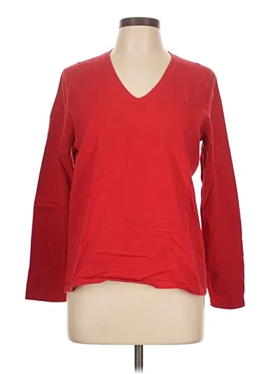 Pre-owned Tommy Hilfiger Sweatshirt In Red