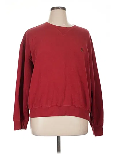 Pre-owned Tommy Hilfiger Sweatshirt In Red