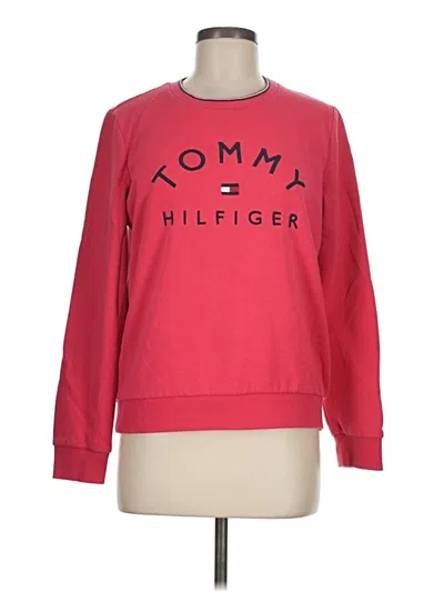 Pre-owned Tommy Hilfiger Sweatshirt In Red