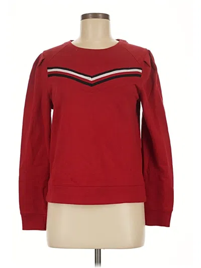 Pre-owned Tommy Hilfiger Sweatshirt In Red
