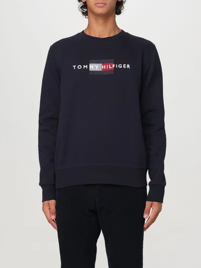 Tommy Hilfiger Sweatshirt  Men Color Blue In Blau