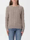 Tommy Hilfiger Sweatshirt  Woman Color Beige In Brown