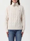 Tommy Hilfiger Sweatshirt  Woman Color Beige In Neutral