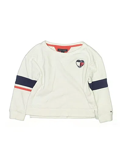 Pre-owned Tommy Hilfiger Kids' Sweatshirt In White