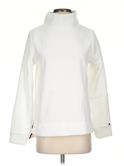 Pre-owned Tommy Hilfiger Sweatshirt In White