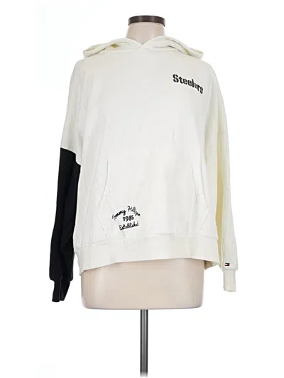Pre-owned Tommy Hilfiger Sweatshirt In White